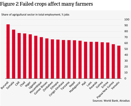 African Countries Affected by Failed Crops